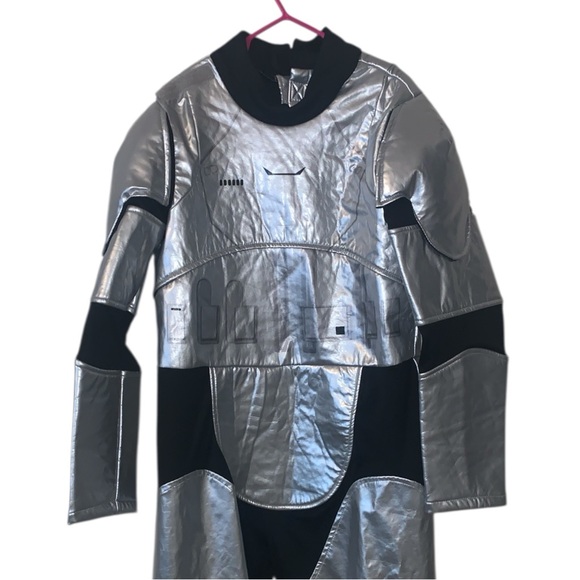 Disney Store Star Wars Captain Phasma Costume Child Size Small 7/8 Bodysuit Only - Picture 2 of 7